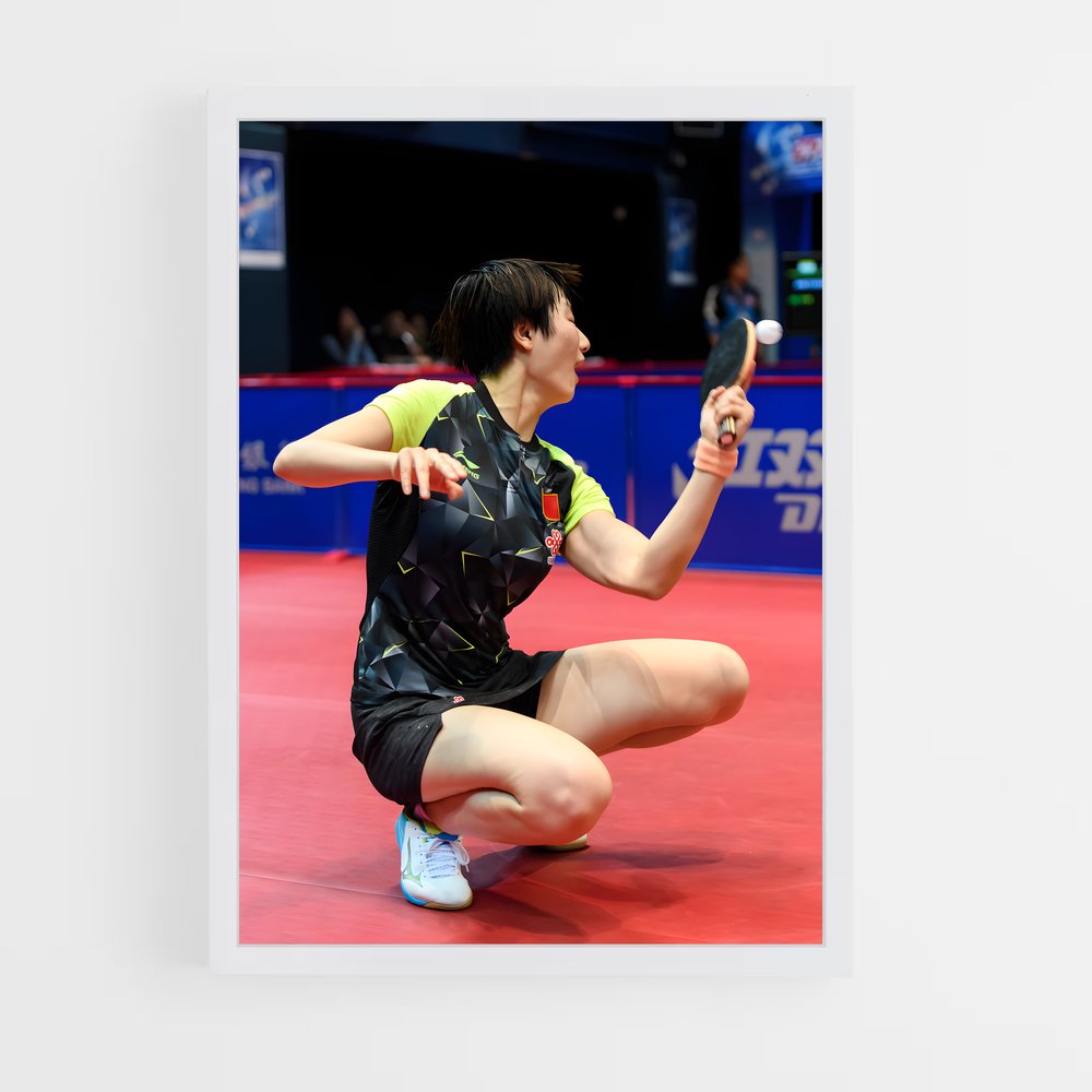 Poster Ding ning – affiche Tennis de table (vue 3)